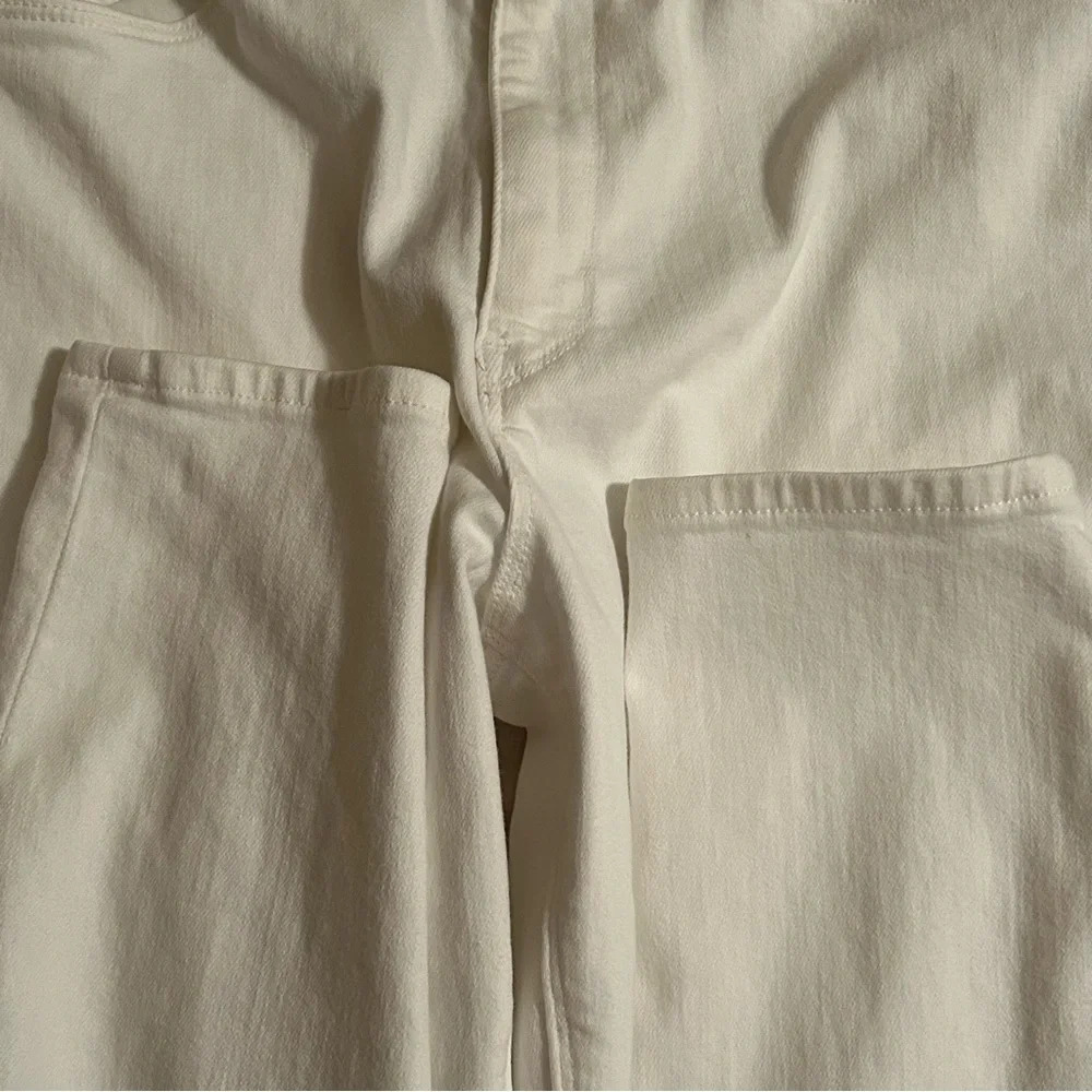 Hudson High Rise Barbara Super Skinny Jeans White Women’s 31 Stretch Comfort - Picture 12 of 13